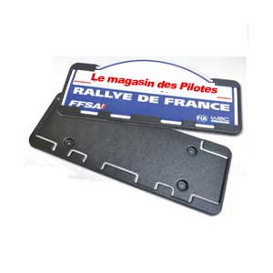 le magasin des pilotes : Support de plaque Rallye REDSPEC
