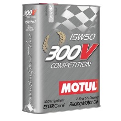 le magasin des pilotes : Huile Moteur Motul 300V 15W50 2L Competition